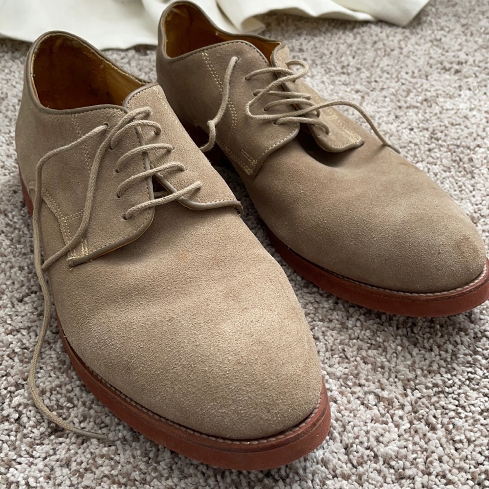 Men’s Mercanti Florentine suede shoes size 13